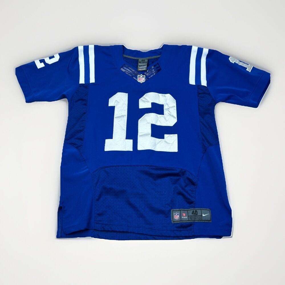 Nike NFL Indianapolis Colts Andrew Luck #12 On Field Jersey Men’s Medium 40 Blue